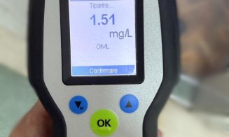 FĂRĂ permis + 1,51 mg/l alcool pur în aerul expirat, pe șoselele Clujului = Dosar PENAL. Dacă ești prins