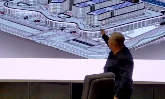 Tișe: 200 km de piloți de susținere la Spitalul Regional de Copii Monobloc, cât distanța dintre Cluj și Sibiu / Lucrări la primul nivel