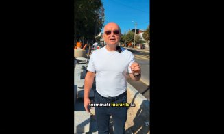 Boc, enervat de întârzierile din Piața 14 Iulie: ''Clujenii nu trebuie să plătească prin timp pierdut și nervi pentru lipsa de mobilizare a unui constructor!"