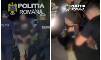 A crezut că scapă, dar polițiștii l-au prins. Tânăr de 21 de ani, pus la pământ și încătușat la Cluj, după ce ar fi bătut și jefuit un bărbat