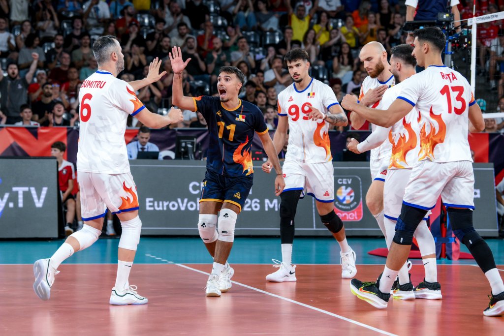România a revenit senzațional în fața Germaniei, dar a pierdut la EuroVolley 2026