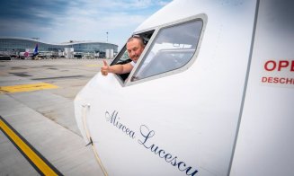 Primul zbor pentru noul avion intrat în flota TAROM, care poartă numele „Mircea Lucescu”: „Modern, curat, silențios”