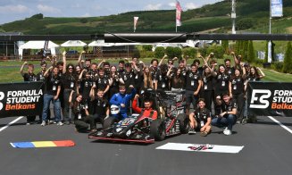 Clujul dă lovitura în Formula Student! Echipa UTCN a dus monopostul electric pe locul 49 în lume