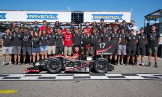 Clujul dă lovitura în Formula Student! Echipa UTCN a dus monopostul electric pe locul 49 în lume