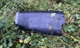Dronă prăbușită în Nordul României în această dimineață, la aproximativ 25 de km de granița cu Ucraina