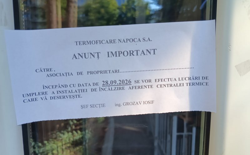 La Cluj-Napoca a început umplerea instalațiilor de încălzire / Ce au de făcut clujenii care încă mai au lucrări la calorifere sau la conductele de încălzire