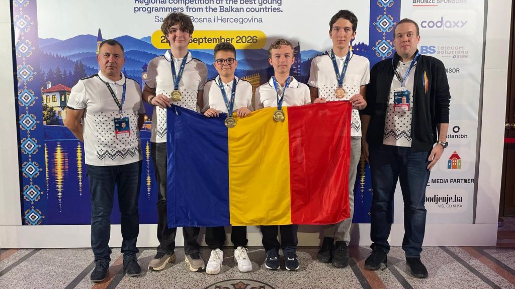 Aur pentru România la informatică! Juniorii români, pe primul loc la Balcaniada 2026