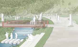 Noul parc din zona Rozelor prinde contur