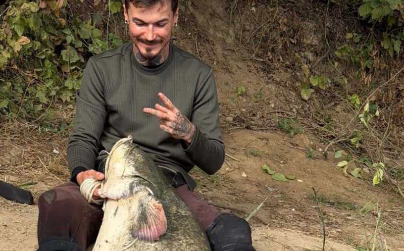 Captură record pe Someș! Un ”MONSTRU” de peste 2 metri și 65 de kilograme