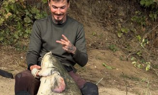 Captură record pe Someș! Un ”MONSTRU” de peste 2 metri și 65 de kilograme