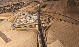 Autostrada Transilvania: Imagini din avion de pe Chiribiș-Suplacu de Barcău / De 1 decembrie lotul va fi GATA