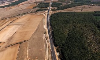 Autostrada Transilvania: Imagini din avion de pe Chiribiș-Suplacu de Barcău / De 1 decembrie lotul va fi GATA