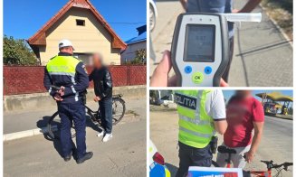 Cluj: biciclist „beat criță”, prins de polițiști. Aproape 40 de șoferi au fost amendați pentru viteză