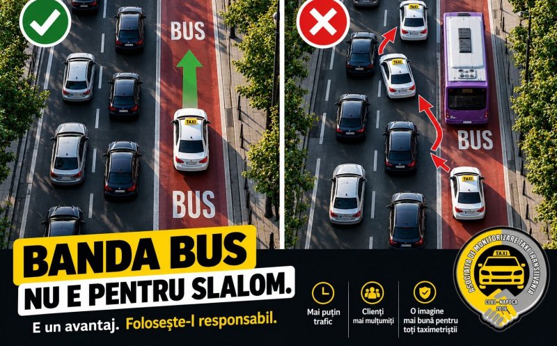 Avertisment chiar de la colegii de breaslă: "Banda de BUS nu e pentru slalom!"