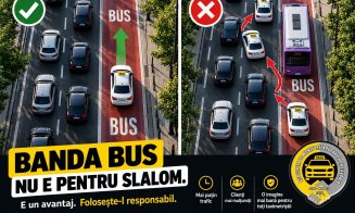 Avetisment chiar de la colegii de breaslă: ''Banda de BUS nu e pentru slalom!"