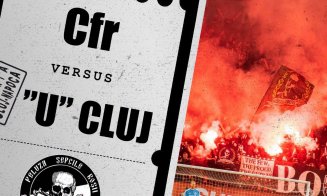 Câte sectoare au primit suporterii ”U” Cluj la derby-ul din Gruia cu CFR