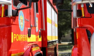 Autospeciale cu sirene pe Bulevardul Muncii! Pompierii se deplasează în regim de urgență la o intervenție - exercițiu