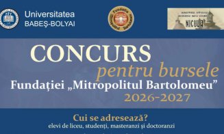 Fundația „Mitropolitul Bartolomeu” oferă 34 de burse pentru elevi și studenți, în valoare de 20.000 de euro