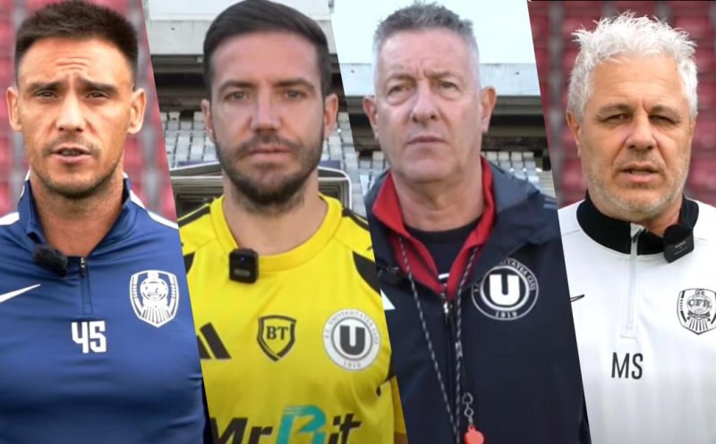 Camora, Chipciu, Bergodi și Șumudică, apel la FAIR-PLAY / Jandarmeria Cluj: Fără violență! Meciul se termină, respectul rămâne!