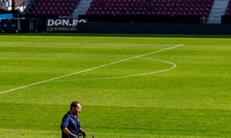 Cum arată gazonul din Gruia înainte de DERBY-ul Clujului / CFR Cluj - ”U” Cluj, astăzi de la 20:30
