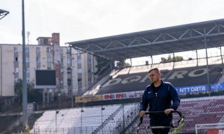 Cum arată gazonul din Gruia înainte de DERBY-ul Clujului / CFR Cluj - ”U” Cluj, astăzi de la 20:30