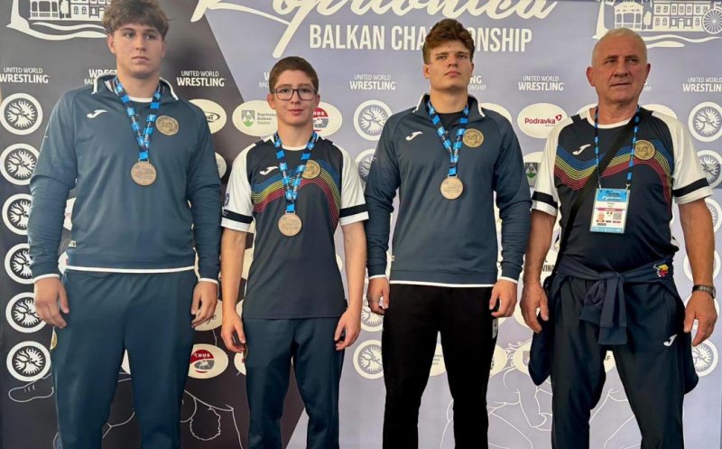 Luptele clujene au viitor: 3 medalii câștigate de sportivii clujeni U17, la Balcaniadă