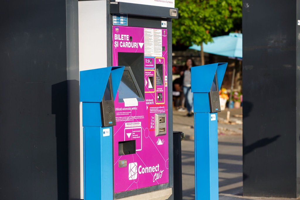 20 de automate noi pentru carduri, bilete si abonamente RATUC, instalate în oraș. Unde au fost amplasate