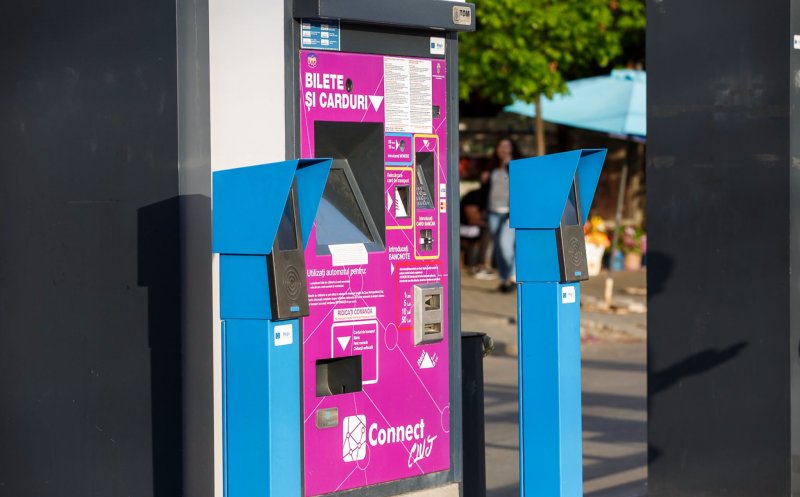 20 de automate noi pentru carduri, bilete si abonamente RATUC, instalate în oraș. Unde au fost amplasate