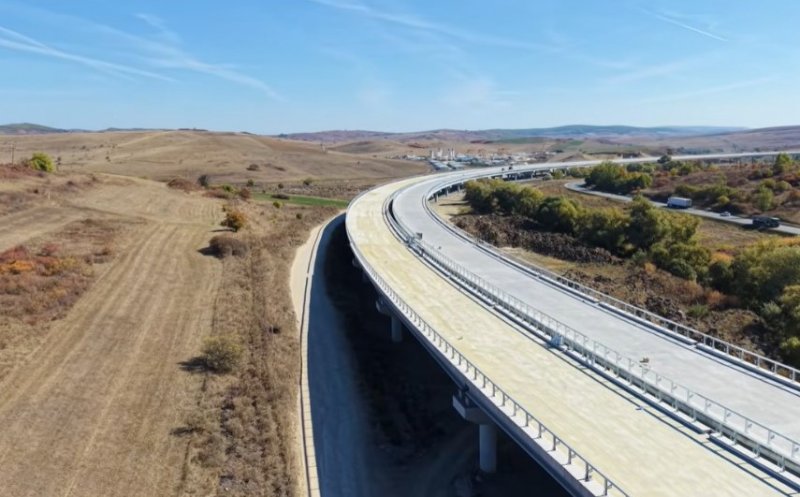 Imagini noi spectaculoase de pe șantierul viaductului de la Topa Mică. Ce lucrări se fac acum