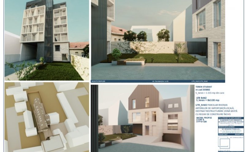 Hexagon investește pe Calea Dorobanților: clădire de șase niveluri la stradă și aparthotel în interiorul parcelei