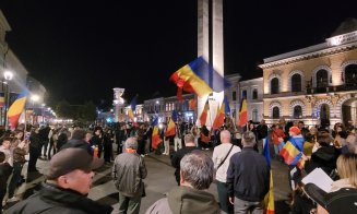 Manifestație pro-Georgescu în centrul Clujului! George Simion și-a trimis susținătorii în stradă: „Să nu îl lăsăm singur!”