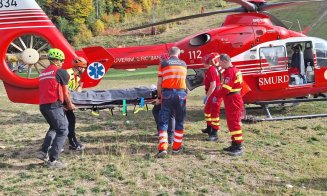 Adolescent grav rănit pe un traseu de mountain-bike. A fost solicitat elicopterul SMURD