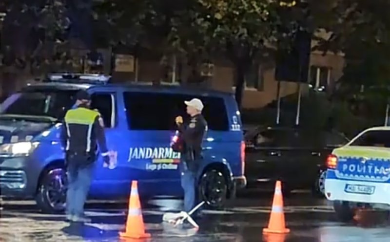 Dronă prăbușită pe Calea Mănăștur. Echipaje de poliție și jandarmerie au intervenit în zonă