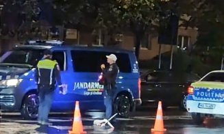 Dronă prăbușită pe Calea Mănăștur. Echipaje de poliție și jandarmerie au intervenit în zonă
