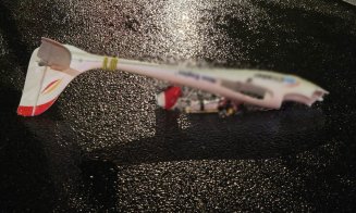 Dronă prăbușită pe Calea Mănăștur. Echipaje de poliție și jandarmerie au intervenit în zonă