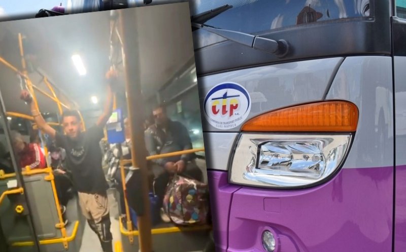 Golănașul de 15 ani filmat în timp ce făcea scandal într-un autobuz CTP, identificat și amendat / Pe când noi razii cu jandarmi și polițiști în autobuze?