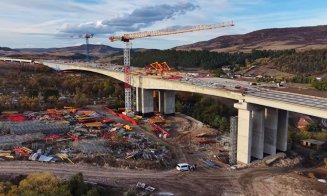Se asfaltează cel mai lung viaduct de autostradă din România. Când vom putea circula pe A3 între Cluj și Zalău