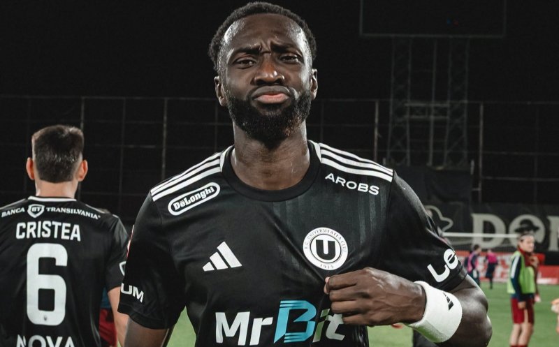 Drammeh a înscris un gol frumos, dar "U" Cluj a pierdut cu Rapid: "Cred că am fost echipa mai bună"