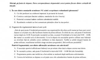 Testul-grilă primit la concursul de directori. Ce au avut de rezolvat profesorii în 60 de minute