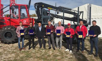Un nou concept de tractor forestier "made in Transilvania". IRUM duce tehnologia românească la München