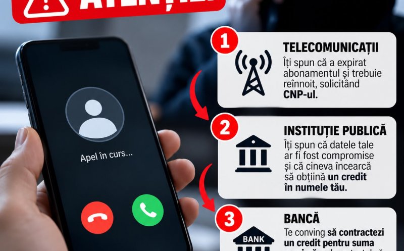 Cum funcționează o nouă metodă de înșelăciune / Expirarea abonamentului, pretext pentru obținerea CNP-ului