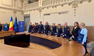 Conducerea Prefecturii Cluj, la ceremonia de predare-primire a mandatului de ministru al Afacerilor Interne, prin videoconferință