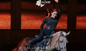 Cai, costume spectaculoase și acrobații de Halloween, la doi pași de Cluj-Napoca. Show inedit la ISSA Resort