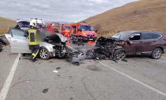 Accident pe centura Vâlcele-Apahida. Două persoane au fost transportate la spital
