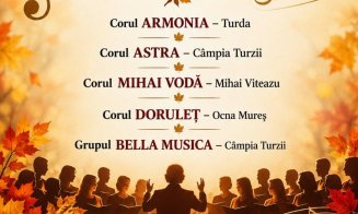 Festivalul coral „Armonii de toamnă” revine la Turda. Cinci coruri vor urca pe scenă