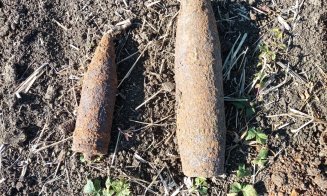Proiectile explozive din al Doilea Război Mondial, descoperite în Cluj / NU atingeți muniția cu mâna sau cu alte obiecte, NU loviți și NU mișcați muniția