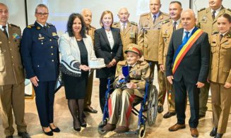 Cel mai vârstnic român, Iosif Rus, originar din județul Cluj, a împlinit 111 ani. A primit Emblema de Onoare a Armatei României
