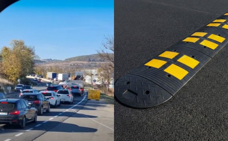 Cum explică CNAIR dispariția limitatoarelor de pe DN1, la Vâlcele, la doar câteva zile după montare. Soluția găsită de DRDP Cluj în locul acestora